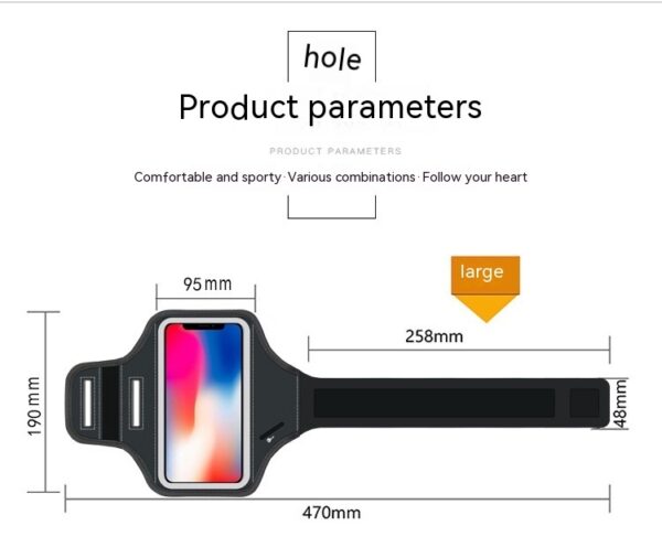 Outdoor Running Mobile Phone Armband - Image 2