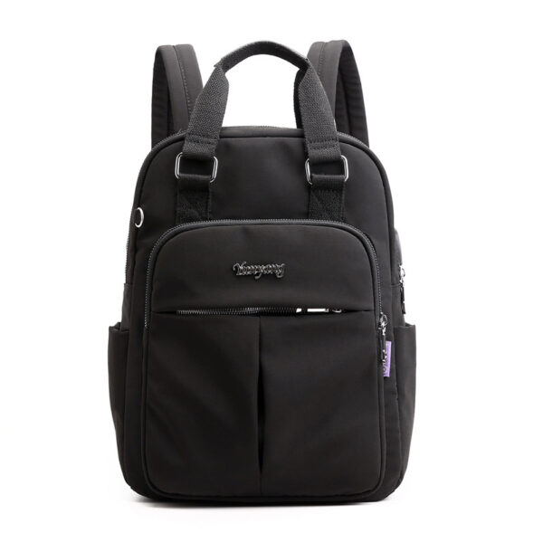 School Bag Large Capacity Multi-Pocket Women Backpack High Quality Solid Ladies Backpacks For Teengers Girls - Image 4