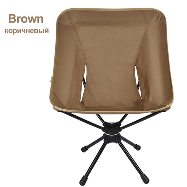 Outdoor Folding Chair 360 Swivel Chair - Image 2