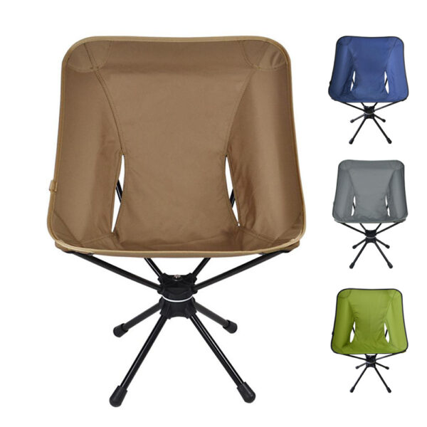 Outdoor Folding Chair 360 Swivel Chair