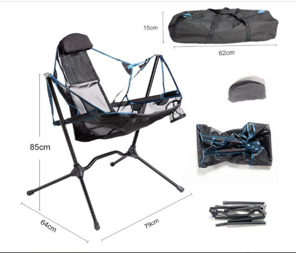 Simple Aluminum Moon Chair - Image 6