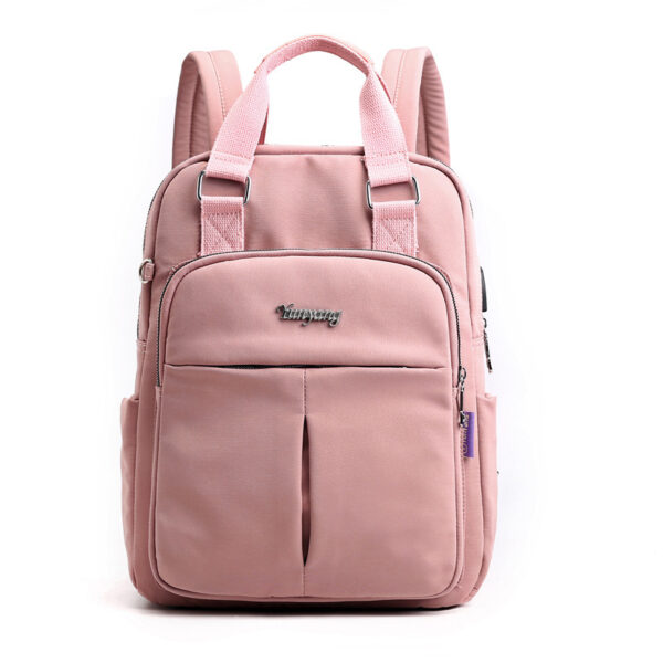 School Bag Large Capacity Multi-Pocket Women Backpack High Quality Solid Ladies Backpacks For Teengers Girls - Image 9