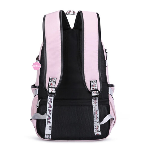 Women Backpack External USB Charge Computer Backpacks - Image 3
