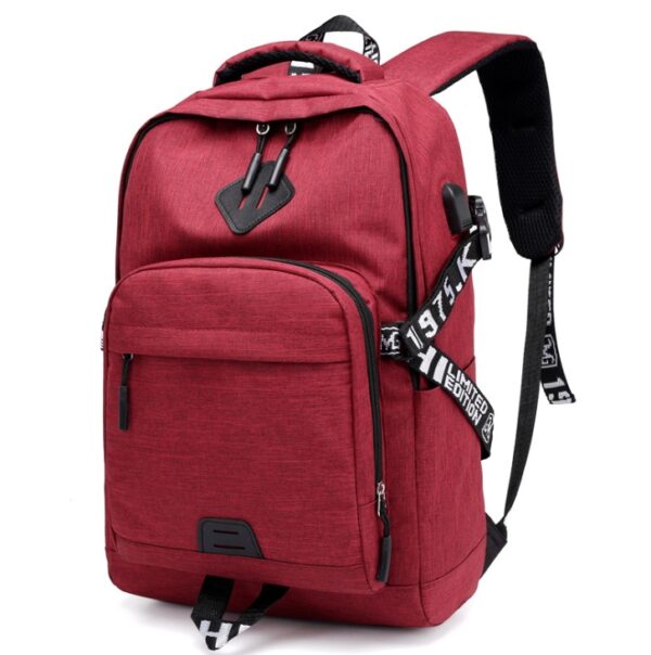 Laptop Backpack USB Charge Backpacks - Image 7