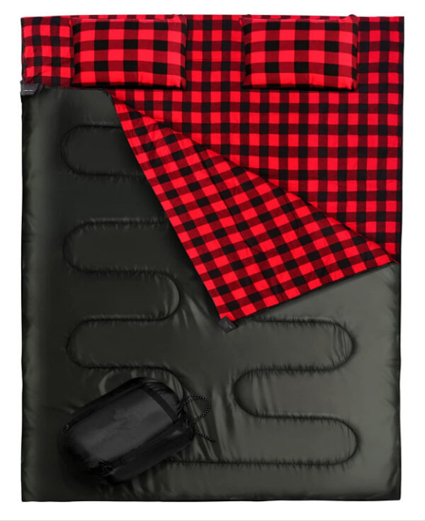 Camping Flannel Sleeping Bag - Image 7