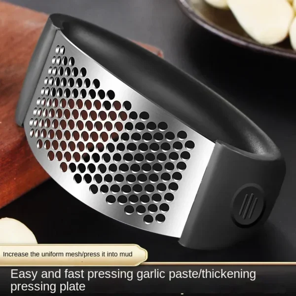 Garlic Press Crusher Manual Kitchen Stainless Steel Garlic Mincer Chopping Garlic Tool  Kitchen Accessories Gadget - Image 2