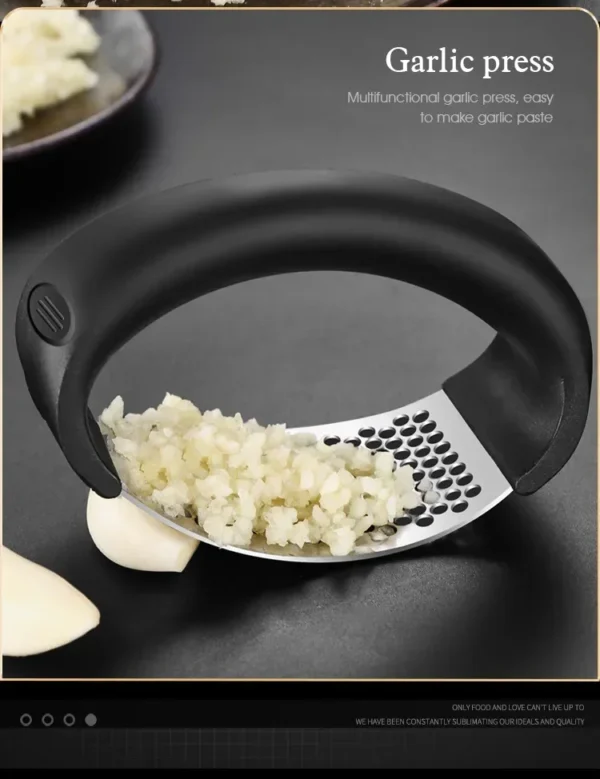 Garlic Press Crusher Manual Kitchen Stainless Steel Garlic Mincer Chopping Garlic Tool  Kitchen Accessories Gadget - Image 15