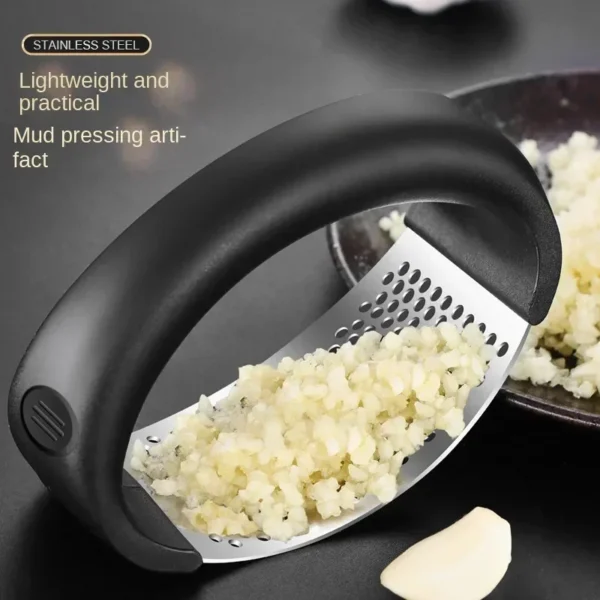 Garlic Press Crusher Manual Kitchen Stainless Steel Garlic Mincer Chopping Garlic Tool  Kitchen Accessories Gadget