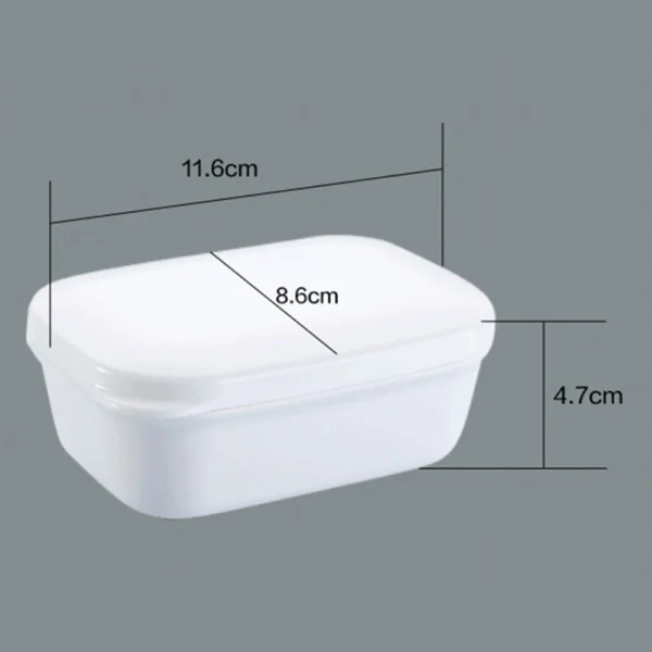 Candy Color Portable Soap Plastic Holder Travel Supplies Square Bathroom Accessories Soap Storage Container Soap Dish - Image 5