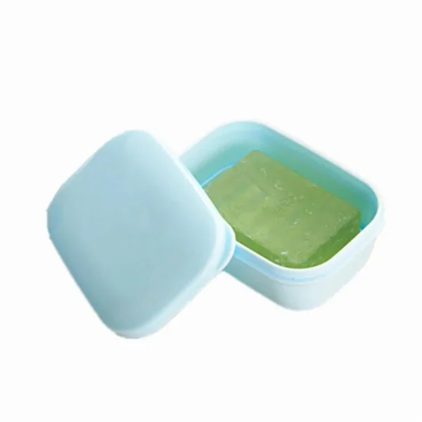 Candy Color Portable Soap Plastic Holder Travel Supplies Square Bathroom Accessories Soap Storage Container Soap Dish - Image 6