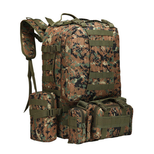 Camouflage Camping Backpack - Image 9