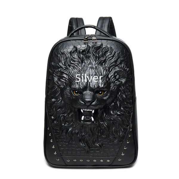 Large Capacity Men's Creative Travel Backpack Animal Print - Image 3